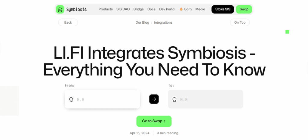 Symbiosis (via LI.FI)