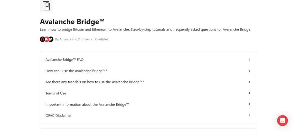 Avalanche Bridge