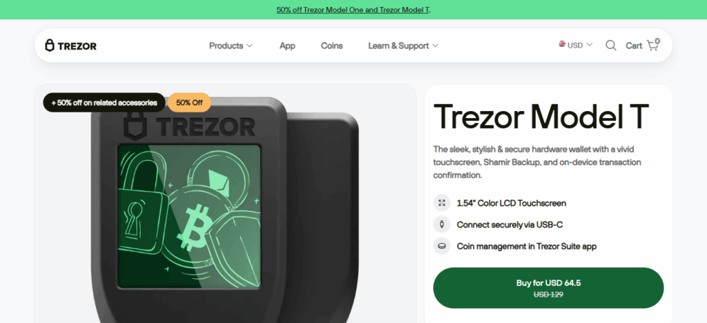Trezor Model T