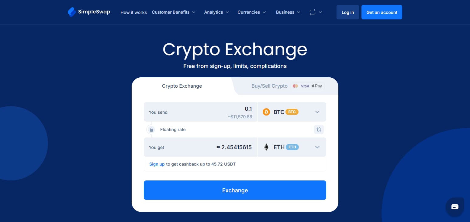 SimpleSwap Bridge - Fast & Secure Crypto Asset Transfers