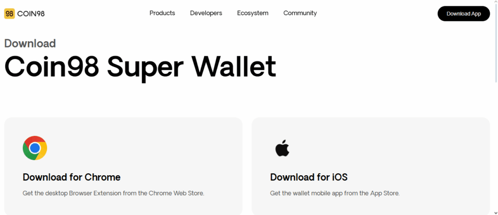 Coin98 Wallet 