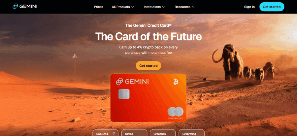 Gemini Credit Card