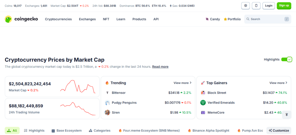 CoinGecko