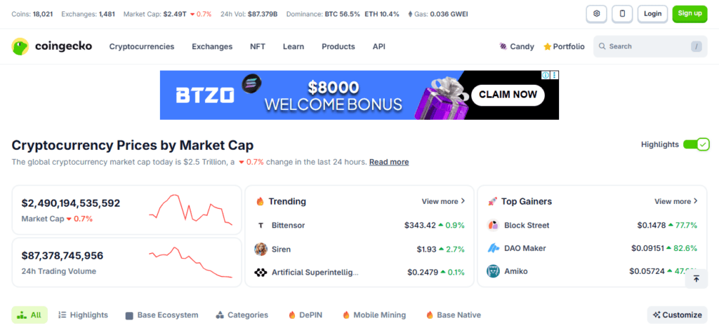 CoinGecko