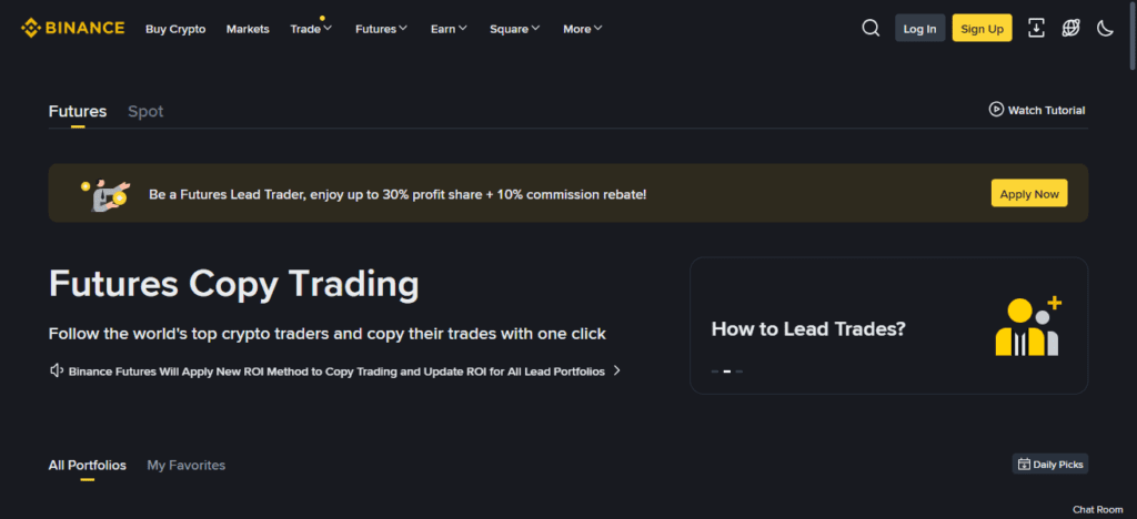Binance Copy Trading