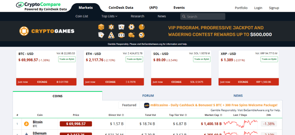 CryptoCompare