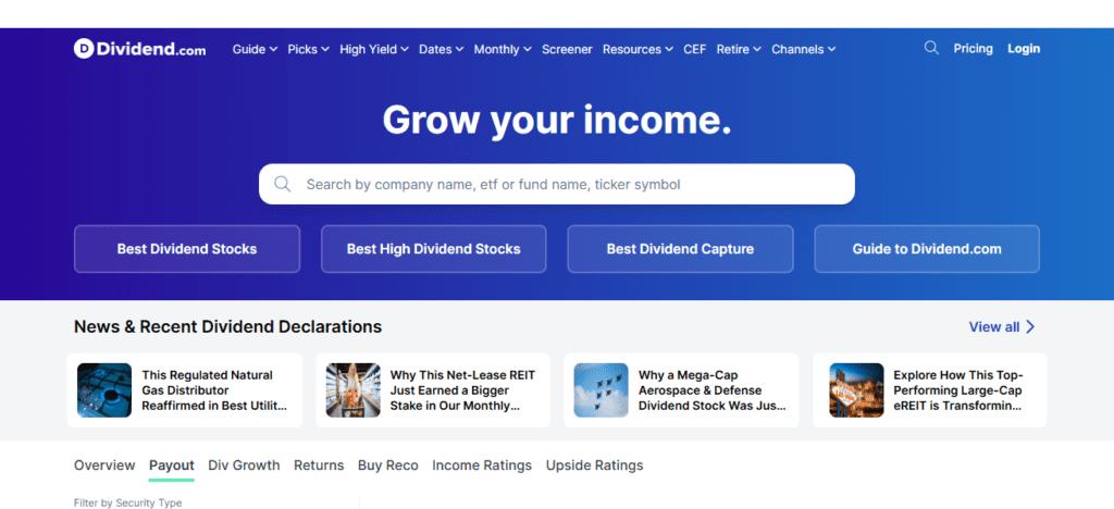 Dividend Stocks