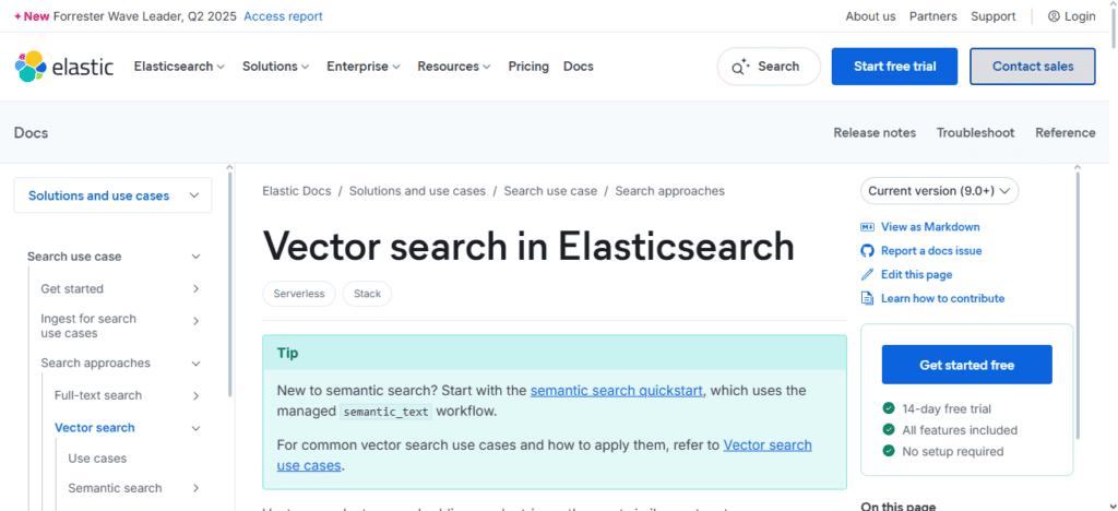 ElasticSearch Vector Search