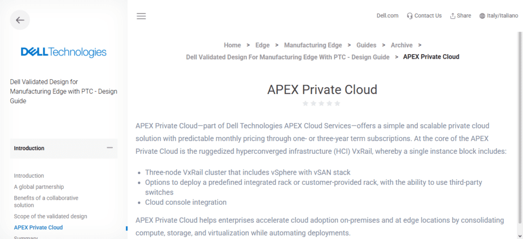 Dell APEX Private Cloud