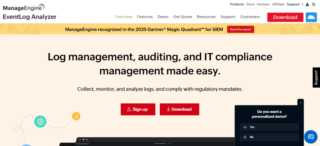ManageEngine EventLog Analyzer
