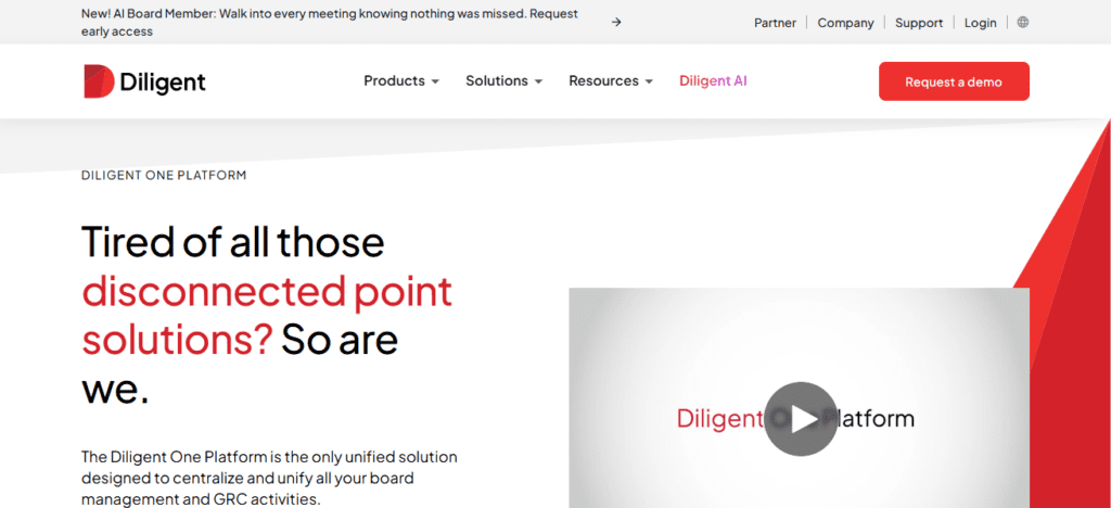Diligent One Platform
