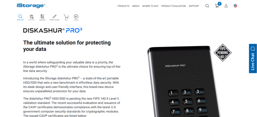 iStorage diskAshur PRO3