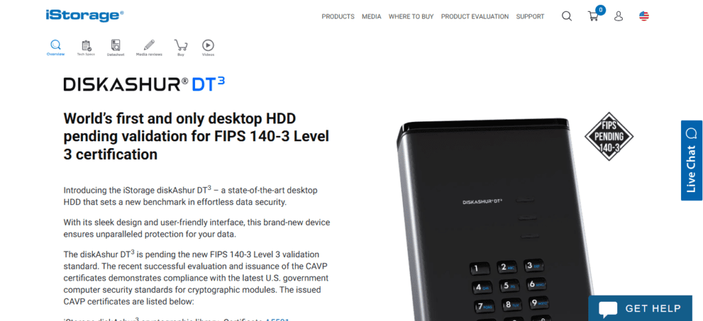 iStorage diskAshur DT3