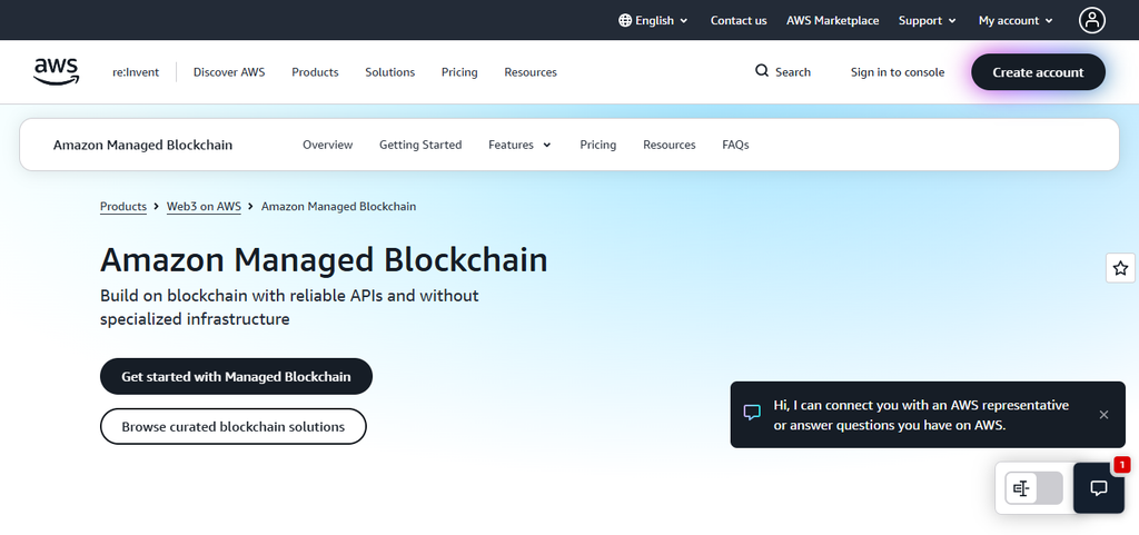 Amazon Web Services (AWS) Managed Blockchain