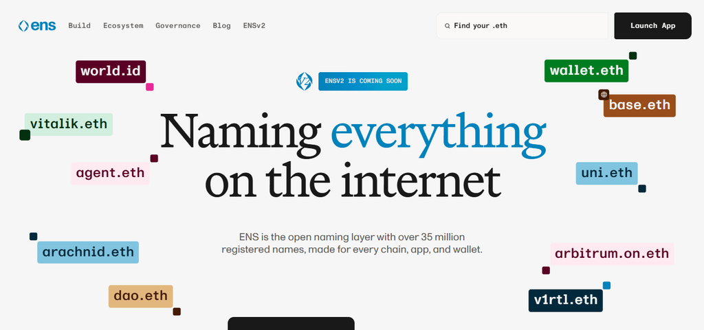 ENS — Ethereum Name Service
